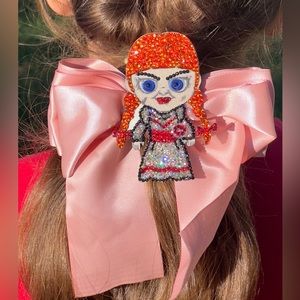 Rhinestoned Character Holiday Hairbows